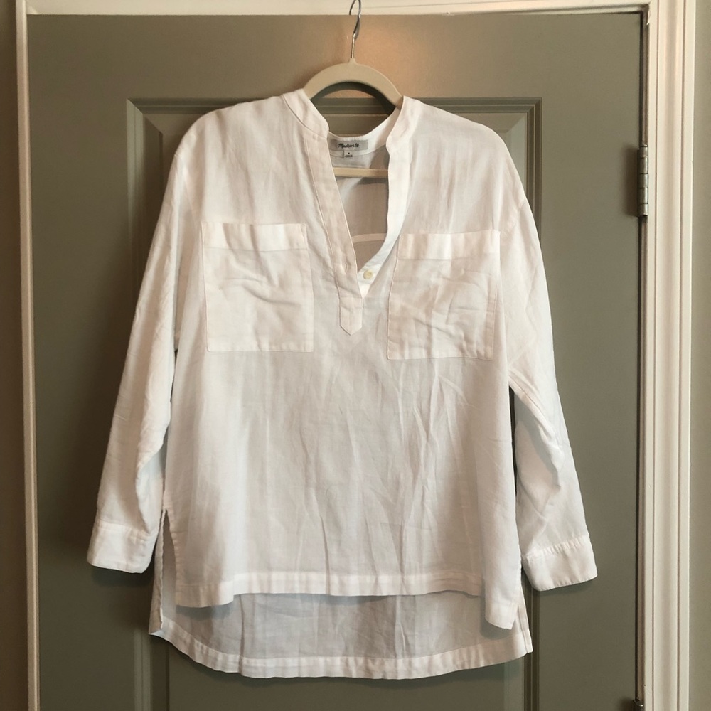 Madewell Cotton Tunic Shirt